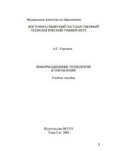 Информационные технологии в управлении