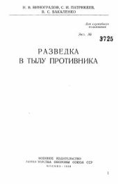 Разведка в тылу противника