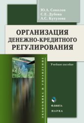 Организация денежно-кредитного регулирования: учебное пособие