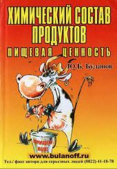 Химический состав продуктов. Пищевая ценность