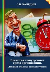 Внешняя и внутренняя среда организации. Лекция в слайдах, тестах и ответах